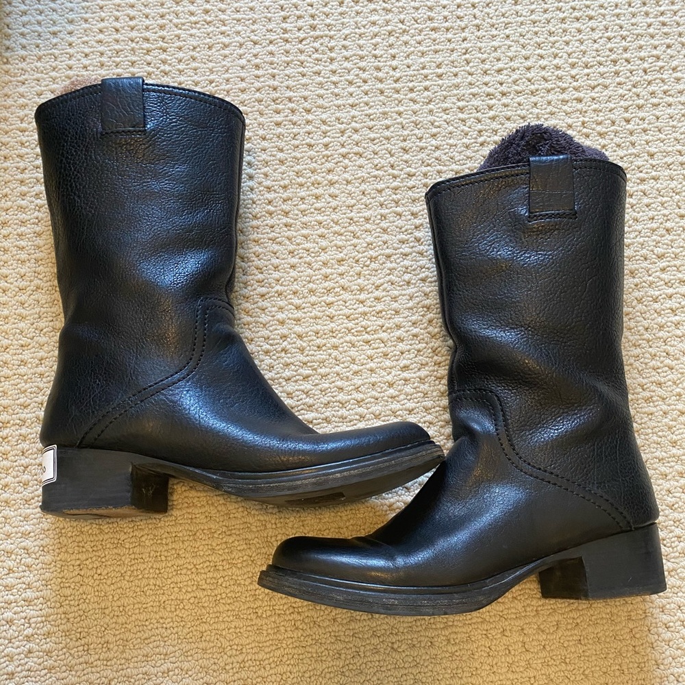 MIU MIU Moto Boots sz 40